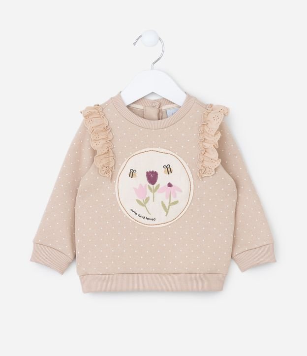 Cor: Bege | Tamanho: 3-6M