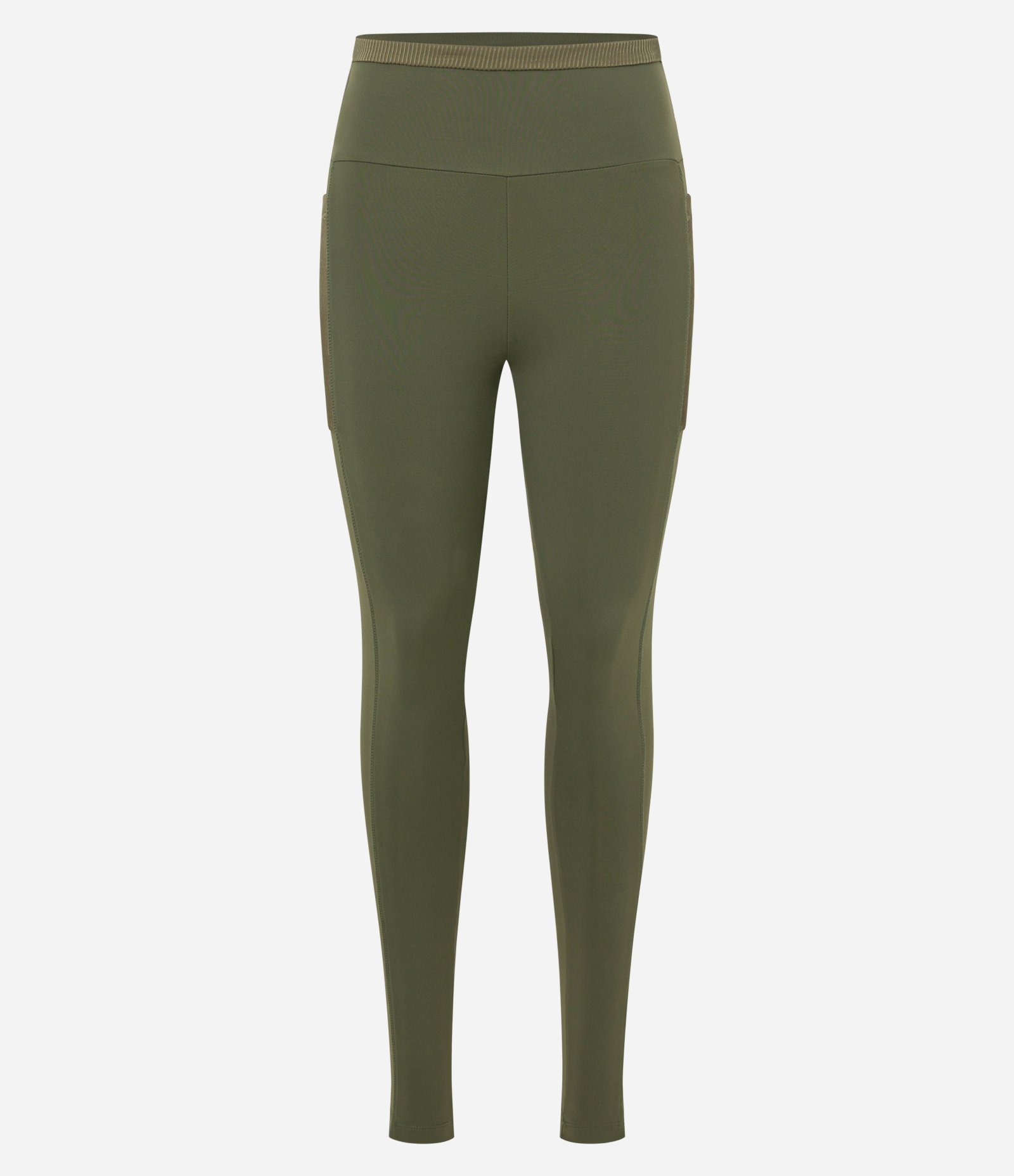 Calça Legging Esportiva em Microfibra com Bolso Verde 9