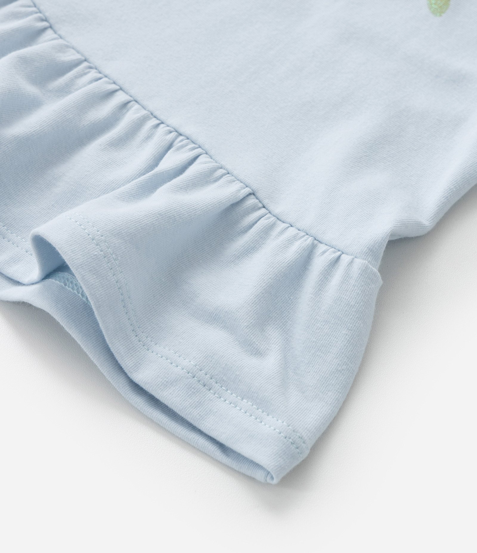 Conjunto Infantil com Estampa de Abelhinhas - Tam 0 a 18 meses Azul/Bege 5