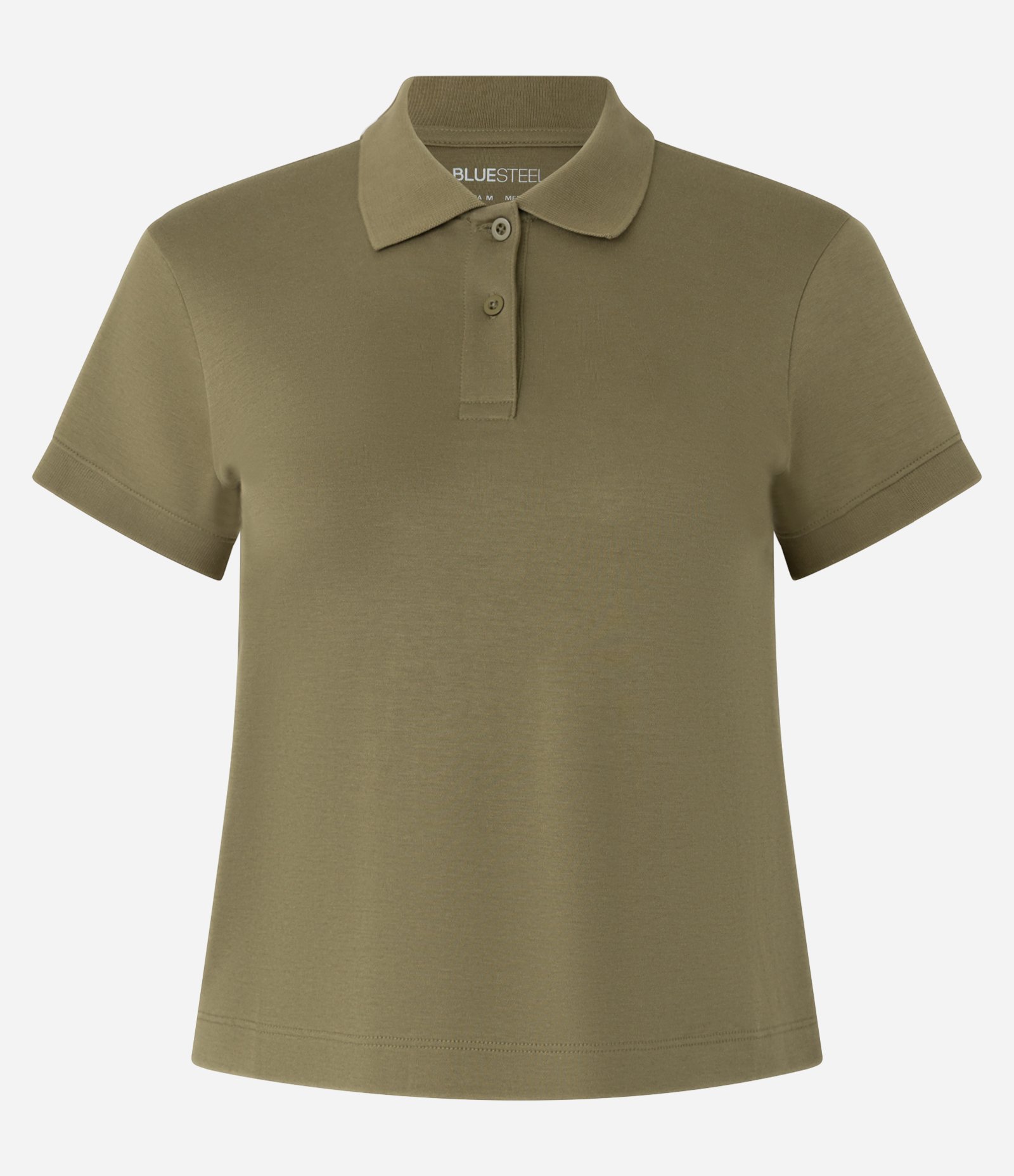 Blusa com Gola Polo em Algodão Peruano Verde 4