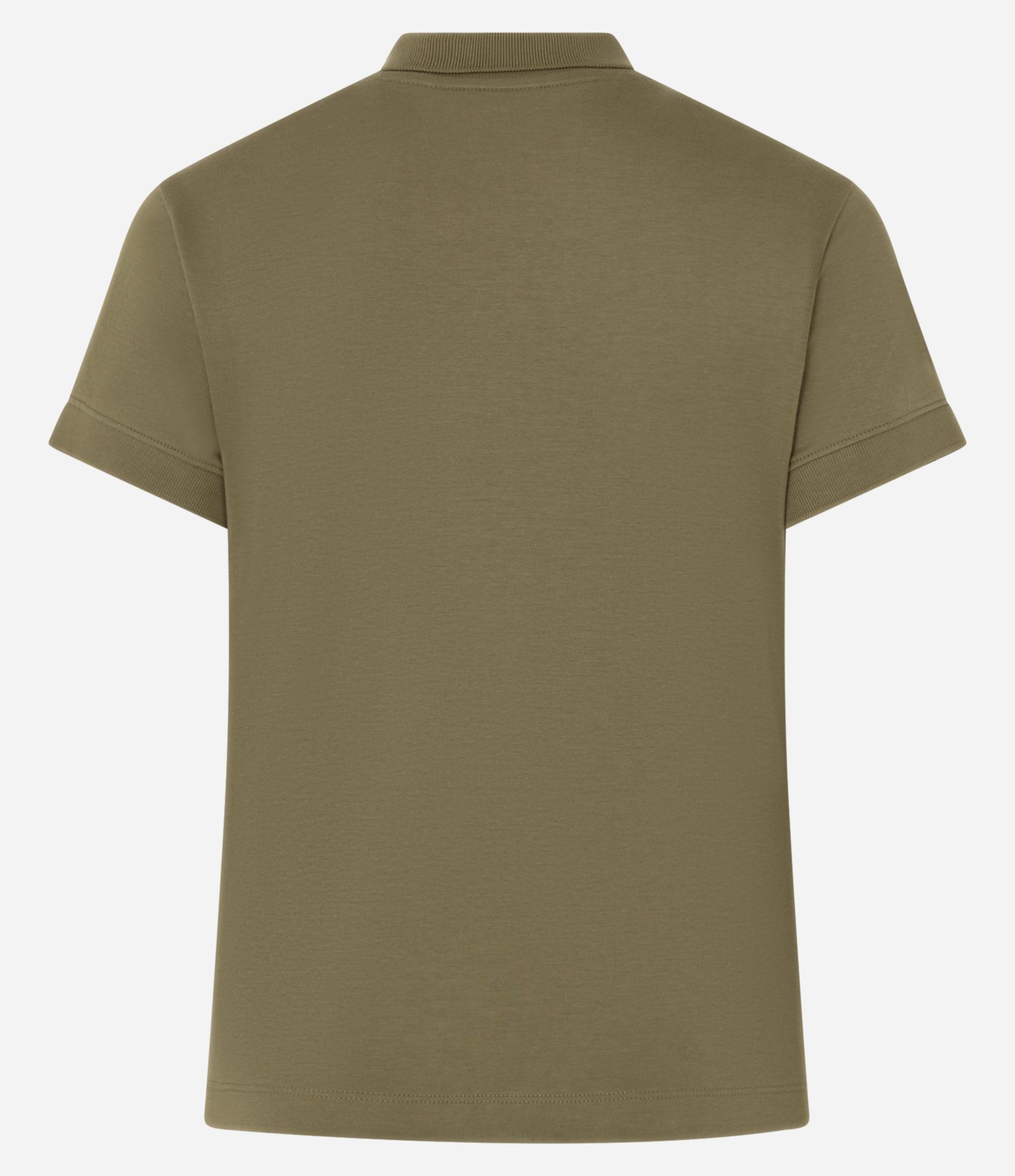 Blusa com Gola Polo em Algodão Peruano Verde 5