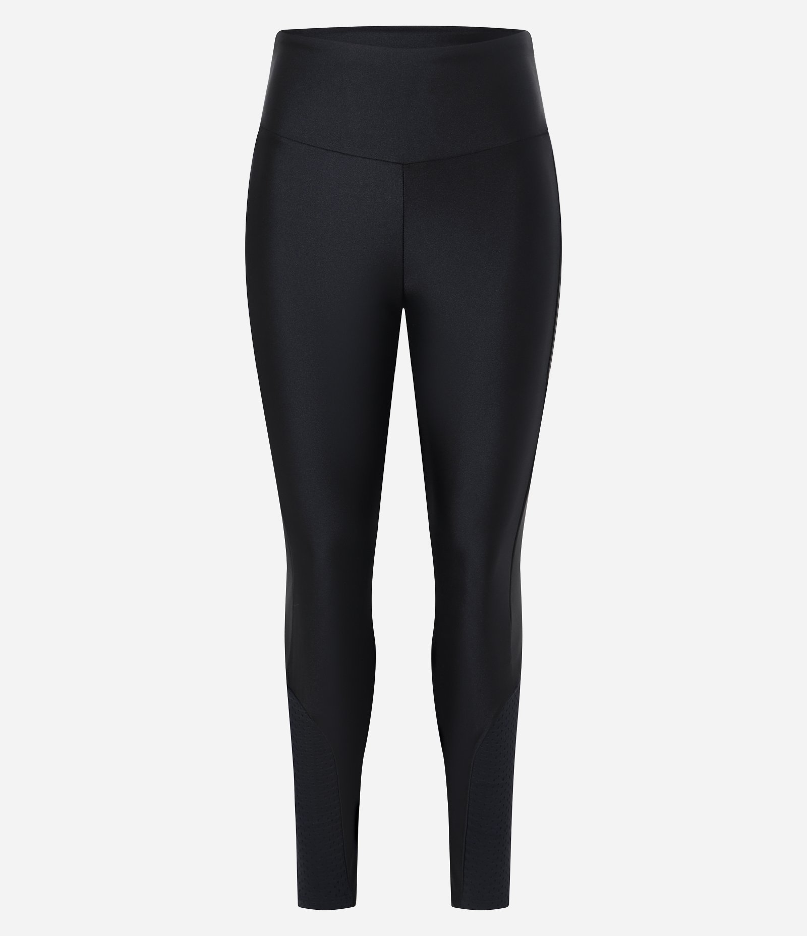 Calça Legging Esportiva em Microfibra com Recorte Texturizado Preto 6