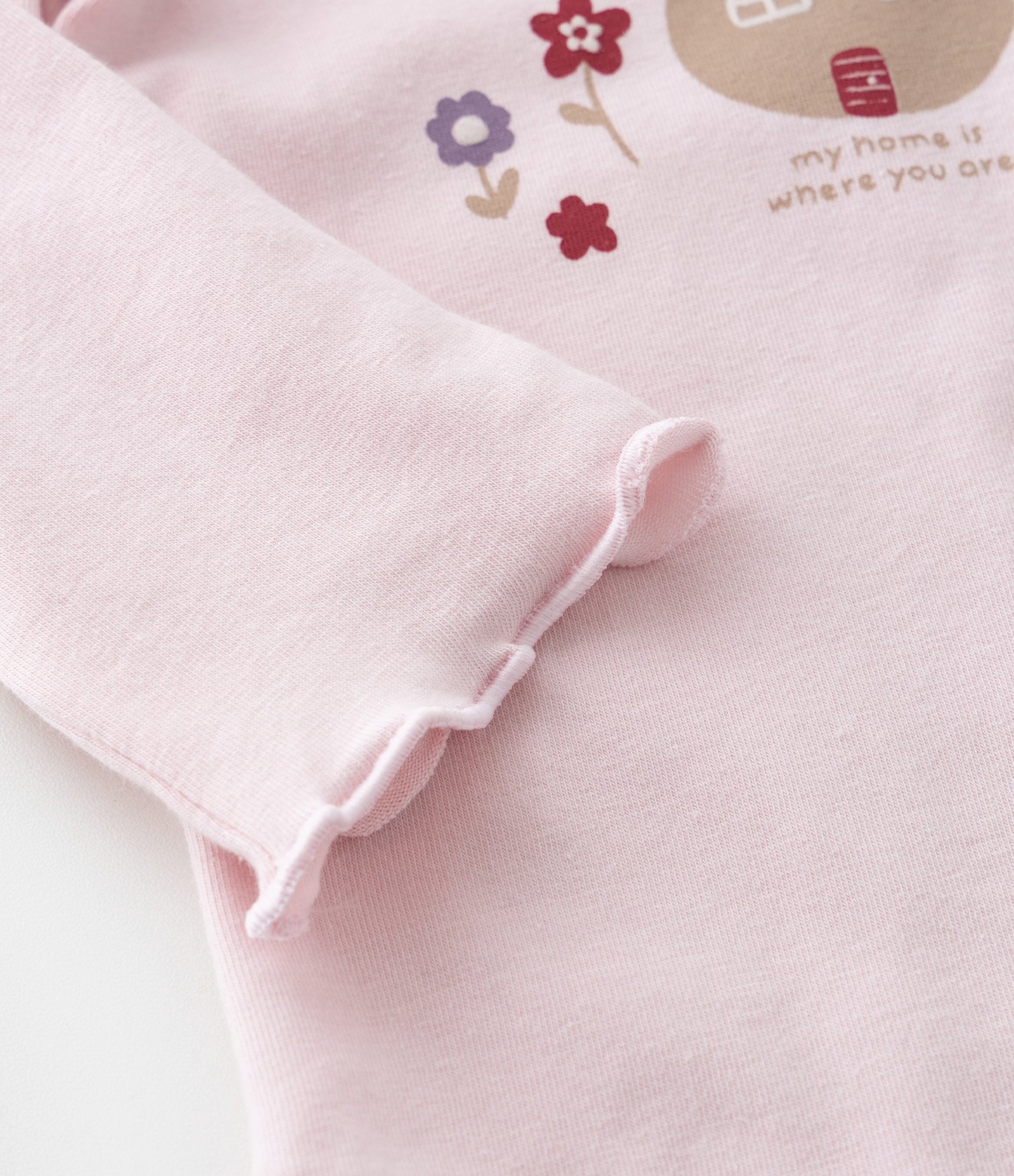 Body Infantil com Estampa Interativa Cogumelo - Tam  0 a 18 meses Rosa 3