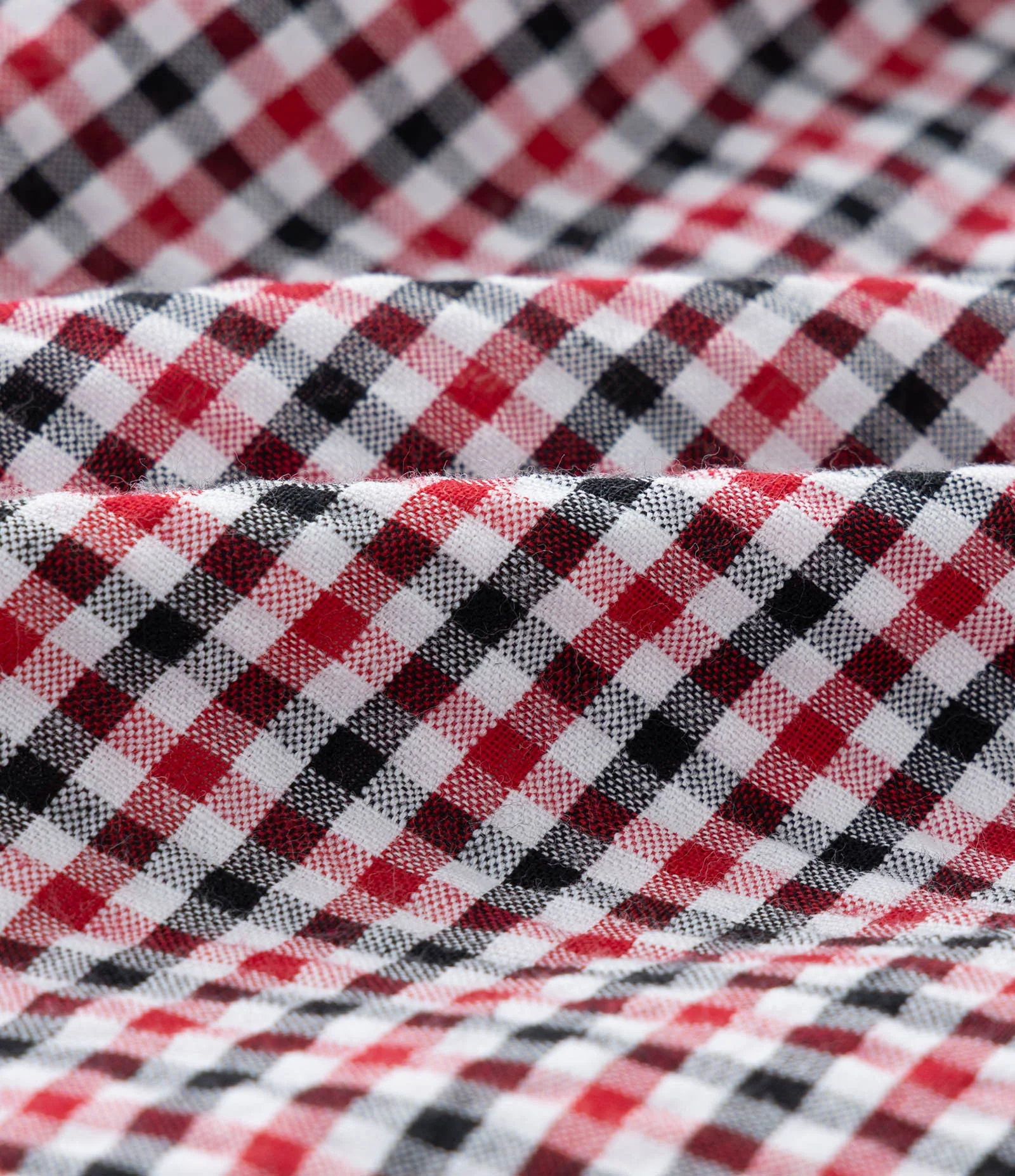 Short Inafntil com Rendinha e Estampa Xadrez - Tam 5 a 14 Anos Vermelho 4