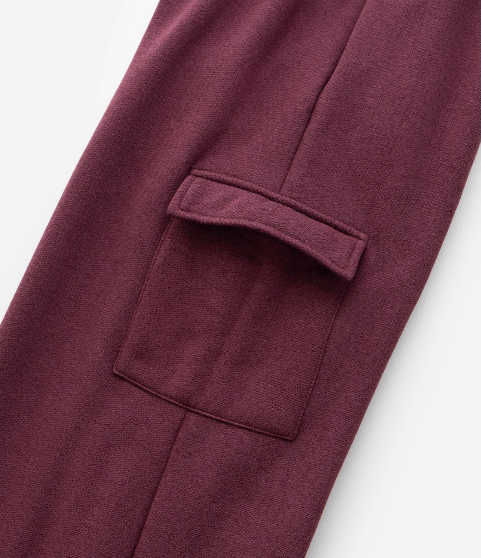 Calça Moletom Infantil Cargo - Tam 5 a 14 anos Vermelho Bordô 5