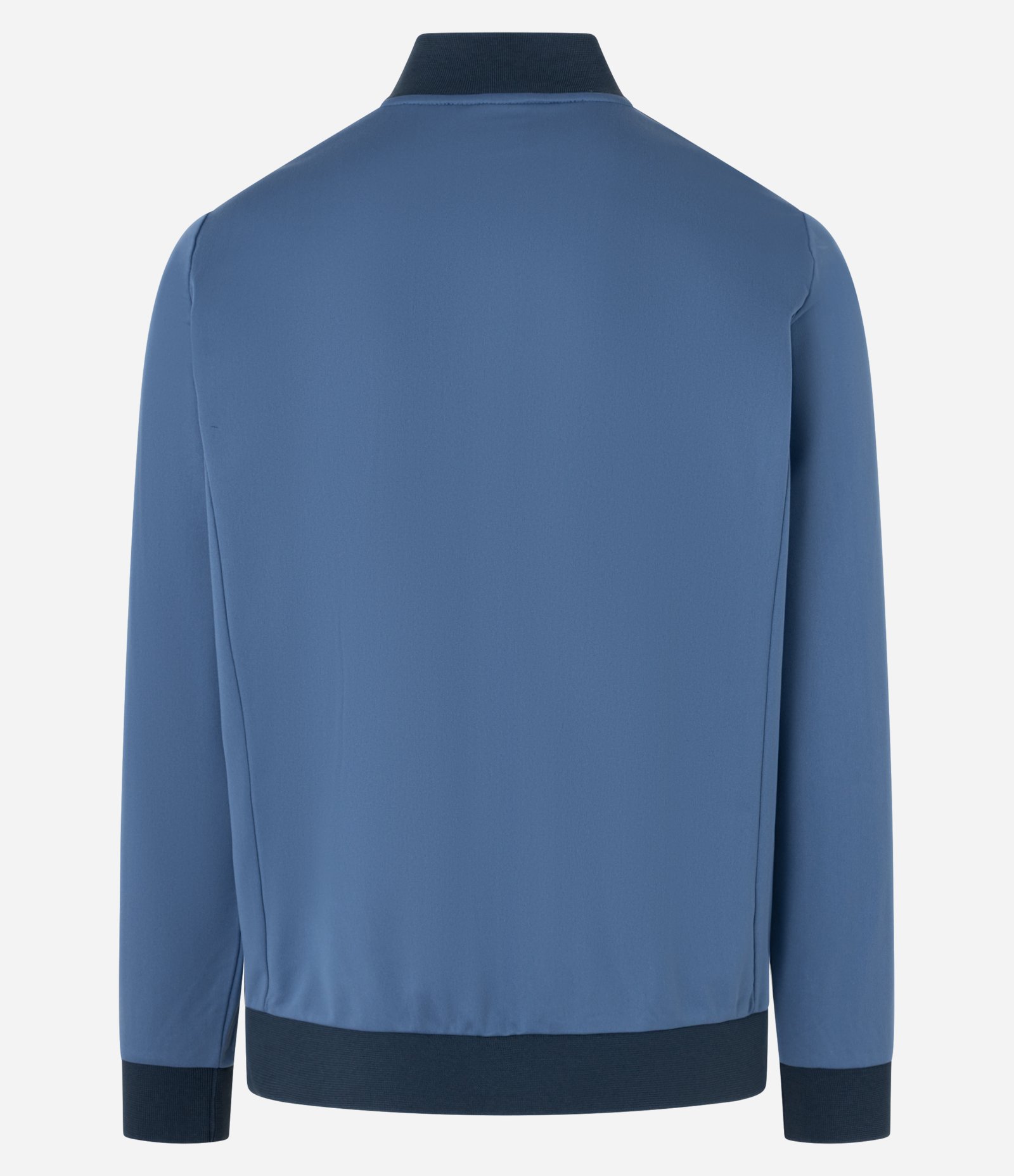 Casaco Esportivo em Helanca com Estampa Lettering e Fechamento Frontal Azul 7