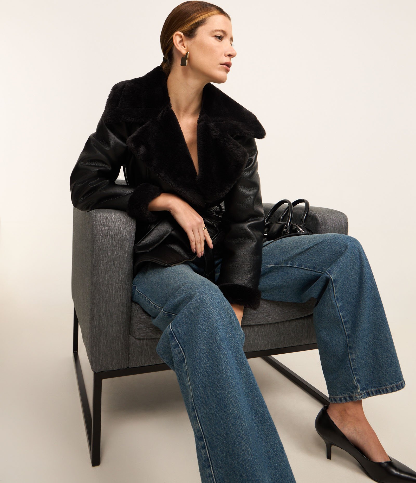 Calça Baggy em Jeans Dirty com Bolso Faca Azul 8