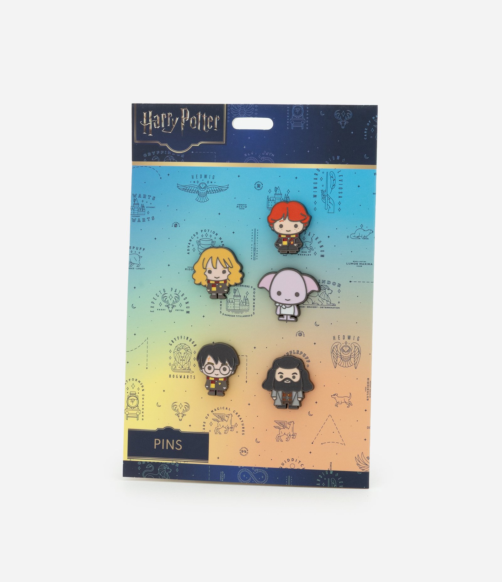 Kit 05 Pins dos Personagens de Harry Potter Multicores 4