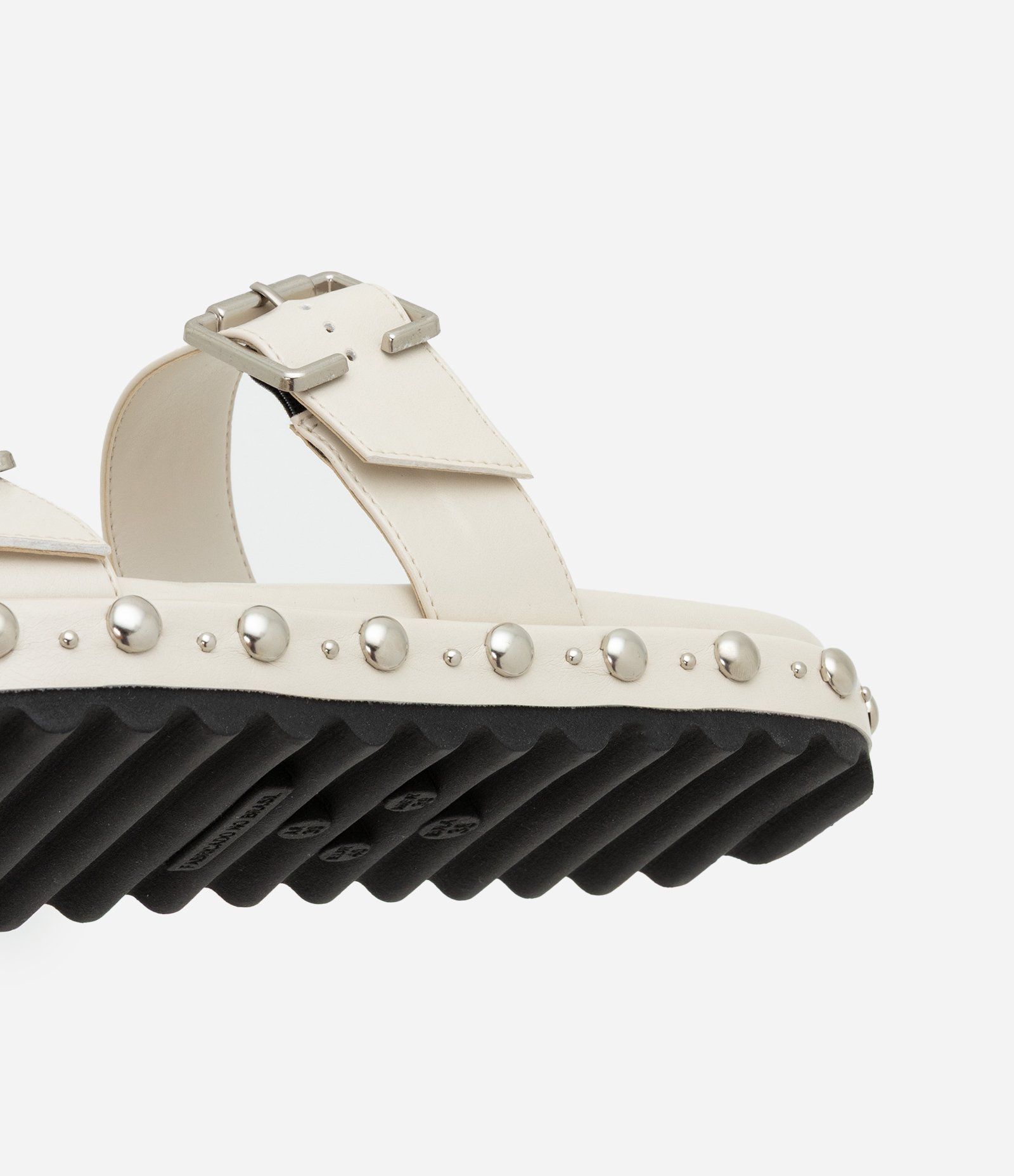 Rasteira com Fivela Dupla e Rebites na Sola Off White 6