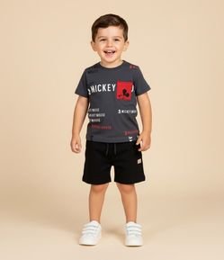 Bermuda Infantil em Modal com Recortes - Tam 1 a 5 anos