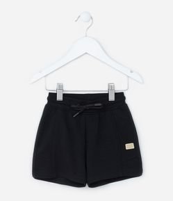 Bermuda Infantil em Modal com Recortes - Tam 1 a 5 anos