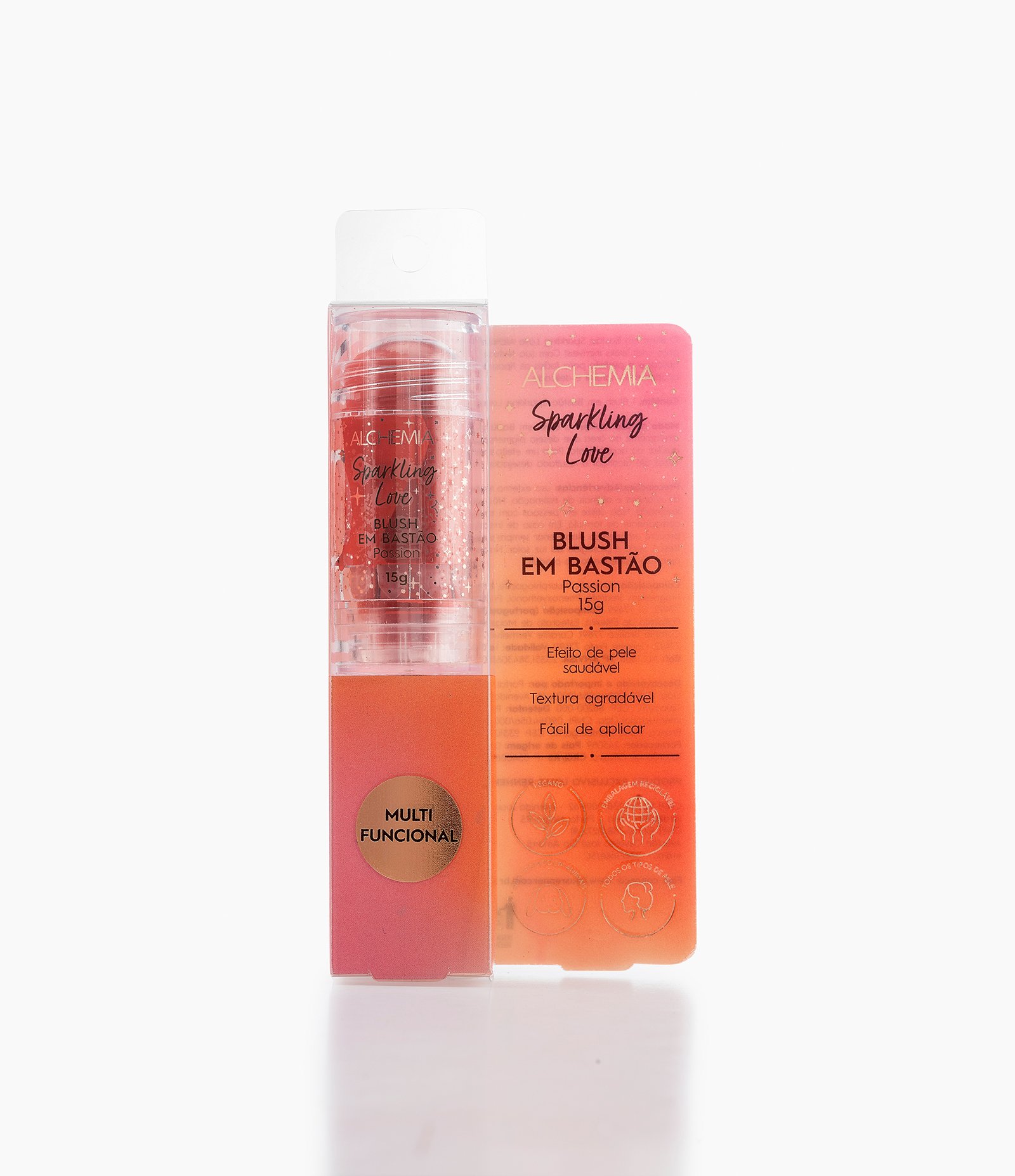 Blush em Bastão Linha Sparkling Love Passion Alchemia Passion 2