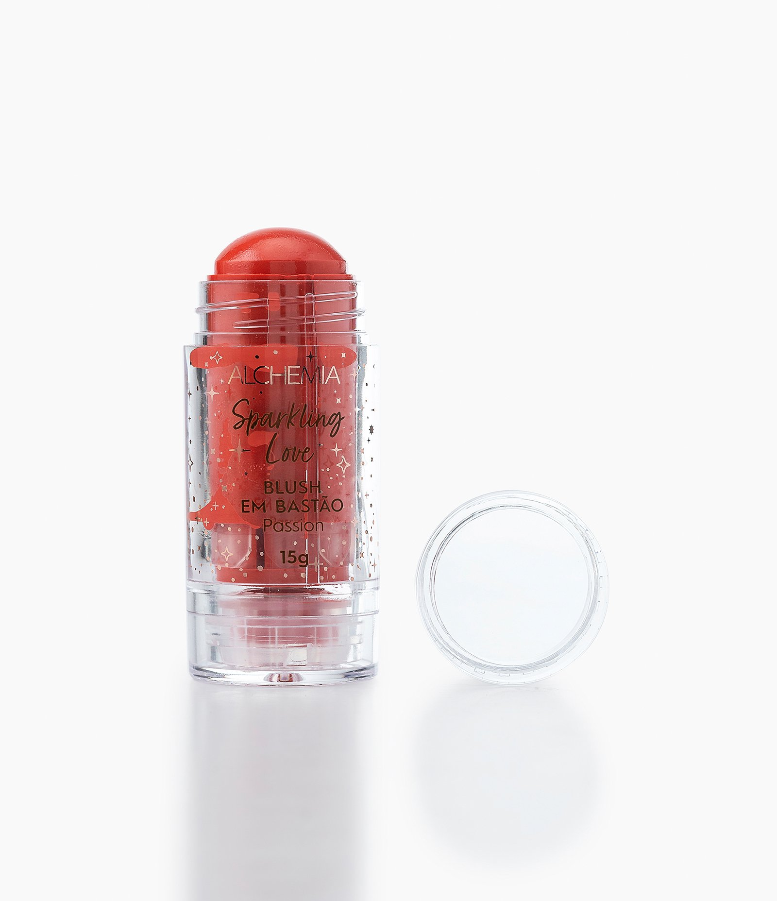 Blush em Bastão Linha Sparkling Love Passion Alchemia Passion 1