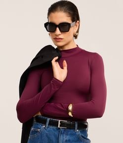 Body Básico em Poliamida com Golinha Alta