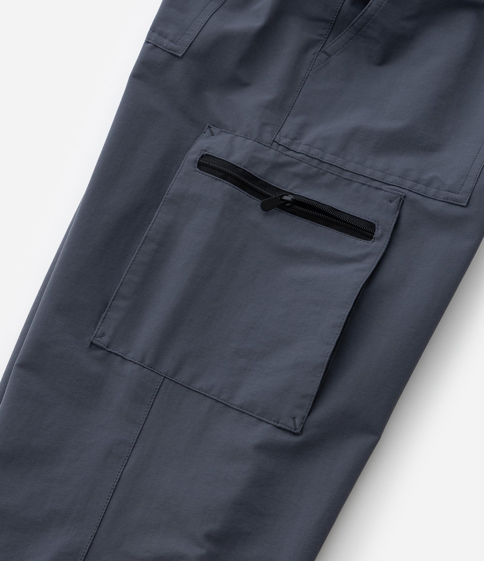 Calça Jogger Infantil com Bolso Cargo - Tam 5 a 14 Anos Cinza 8