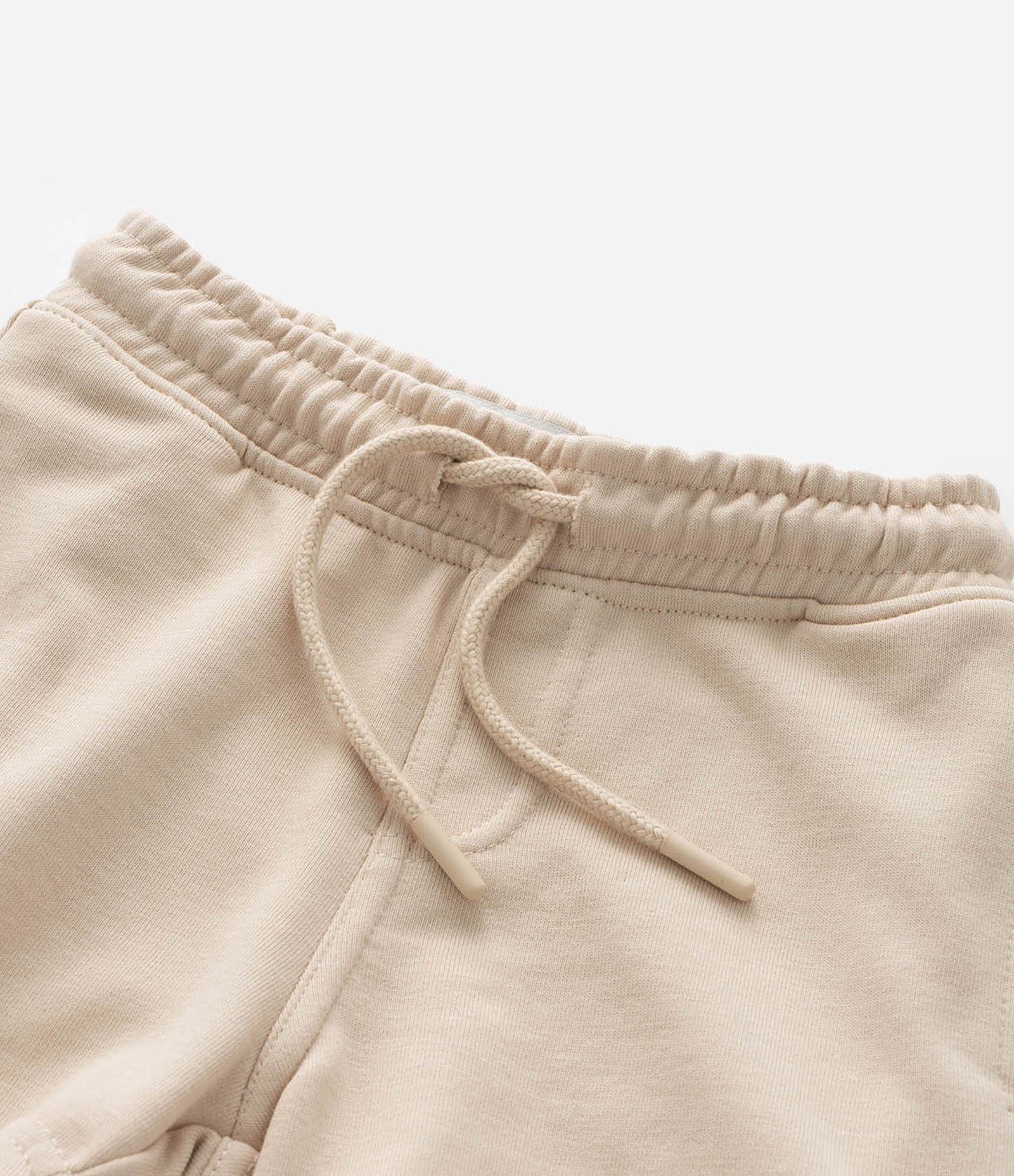 Bermuda Infantil em Moletom com Cristas Interativas - Tam 1 a 6 Anos Bege 6