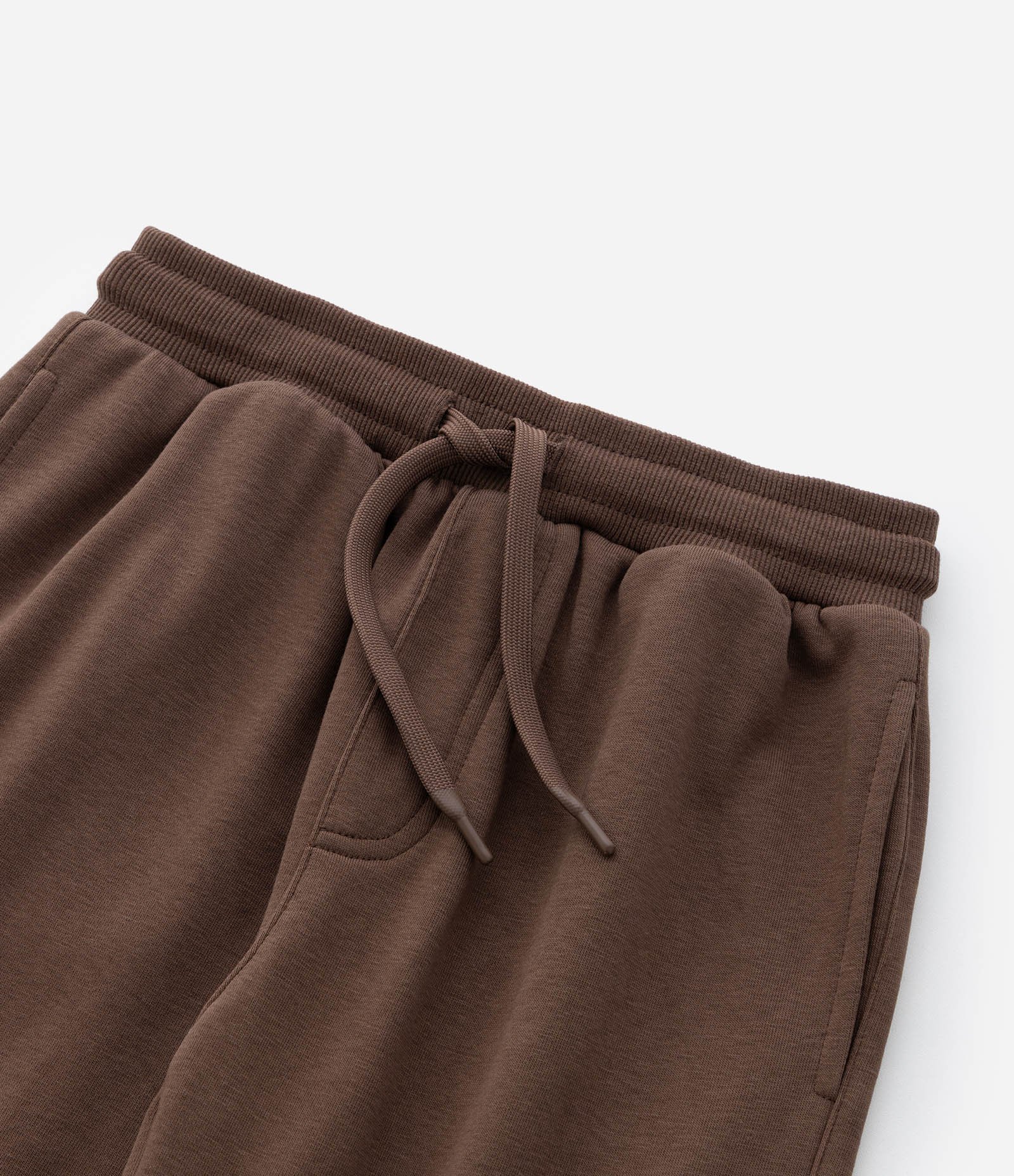 Calça Infantil em Moletom com Bolso Cargo - Tam 5 a 14 Anos Marrom 5