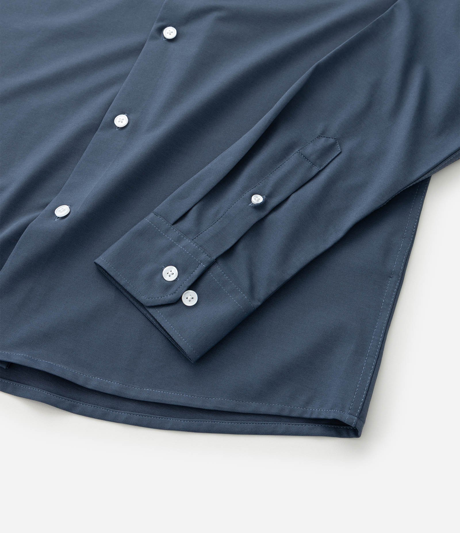 Camisa Slim em Algodão Performance Easy Care Azul 8