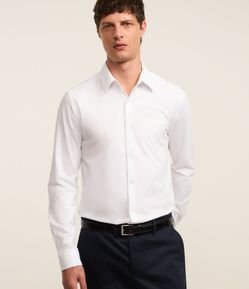 Camisa Slim em Algodão Performance Easy Care