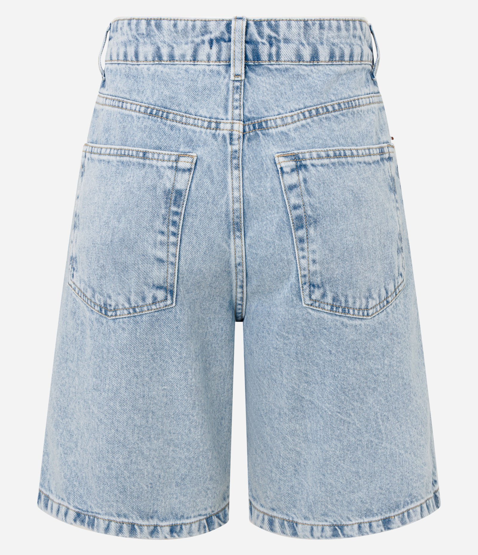 Bermuda Regular em Jeans com Cintura Alta Azul Claro 2