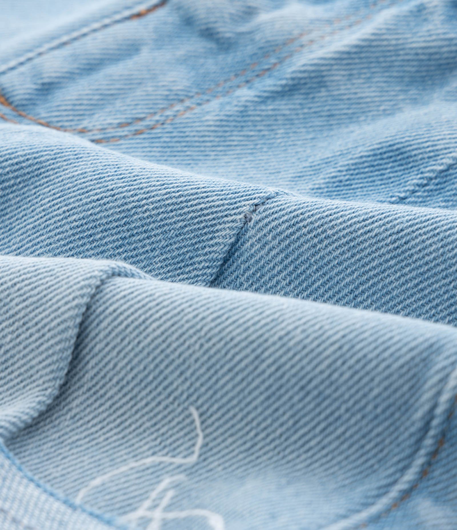 Short Infantil em Jeans com Barra Dobrada - Tam 1 a 6 Anos Azul 3