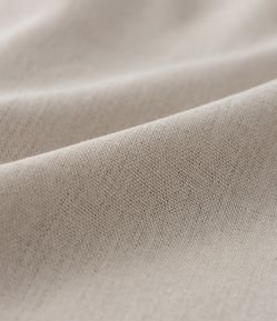 Vestido Curto com Linho e Alça Média Curve & Plus Size