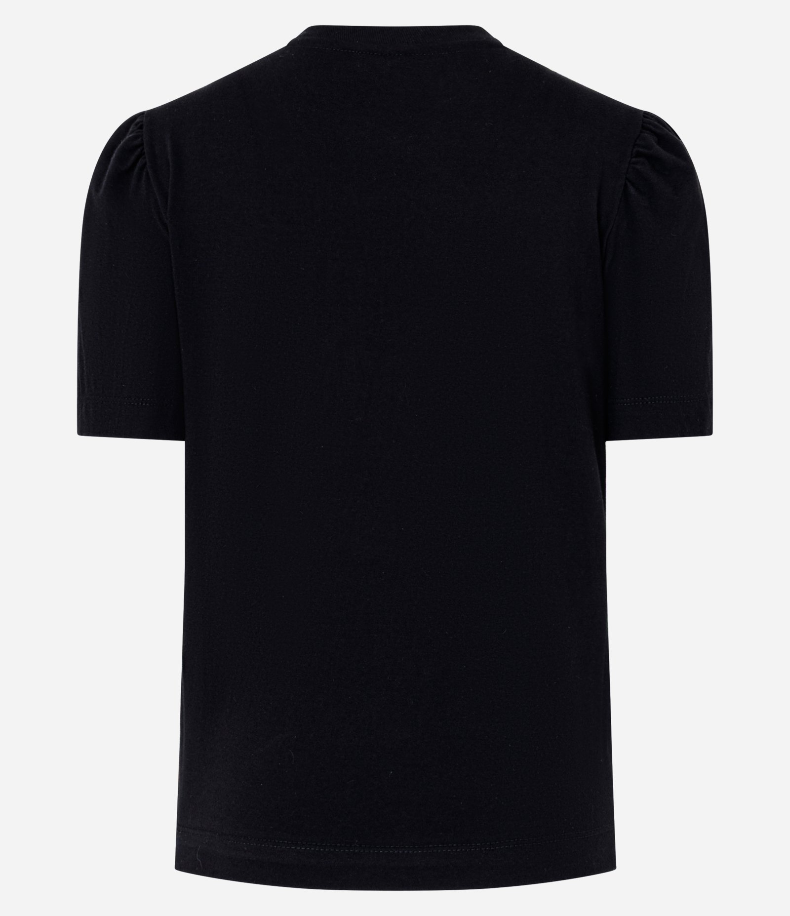 Blusa em Algodão com Laços Estampados de Onça Preto 8