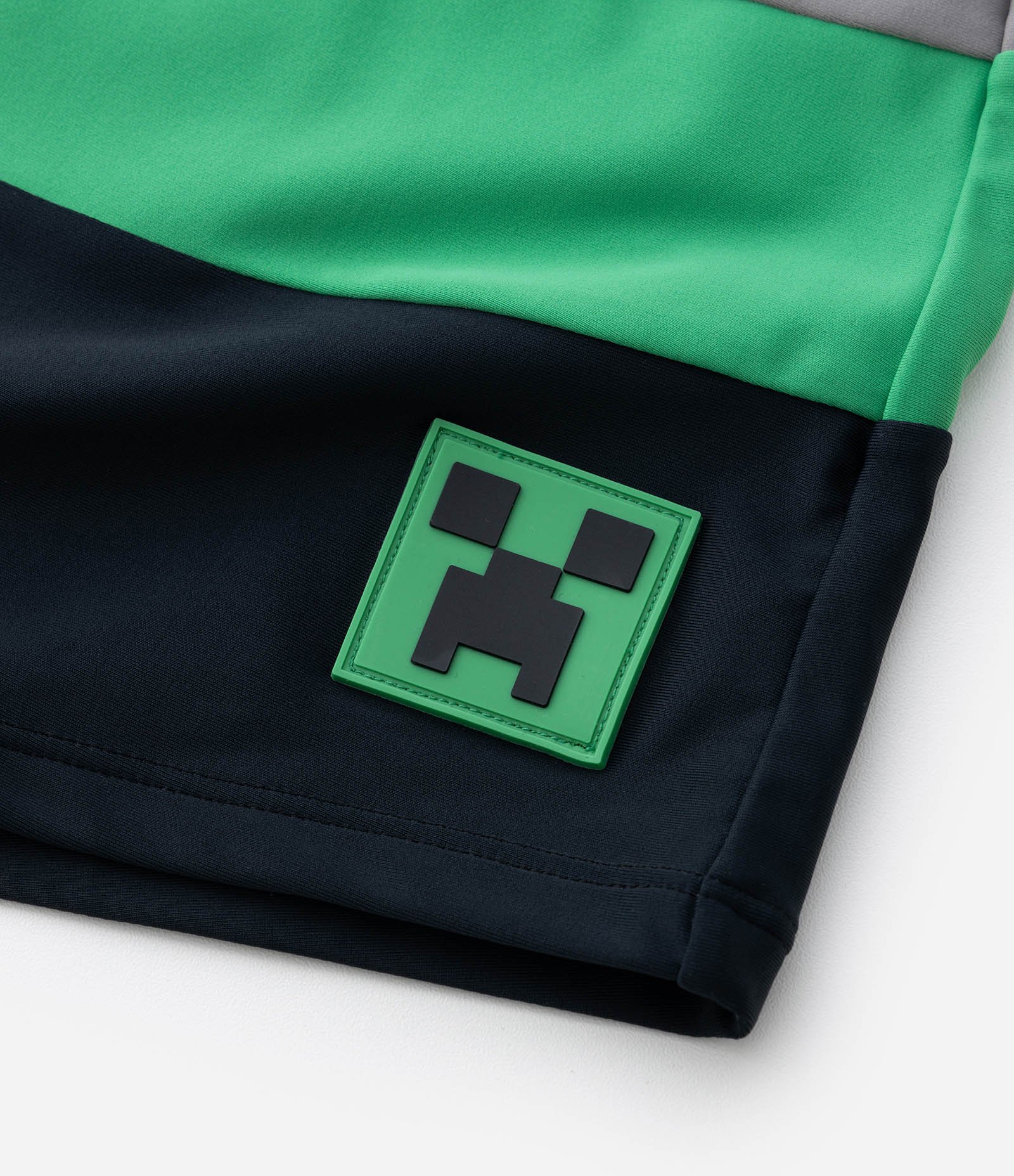 Sunga Boxer Infantil com Estampa Minecraft- Tam 5 a 14 Anos Verd/Cinza/Preto 5