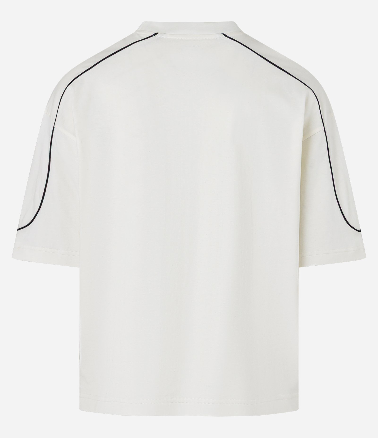 Camiseta Boxy em Algodão com Estampa Localizada Branco 9