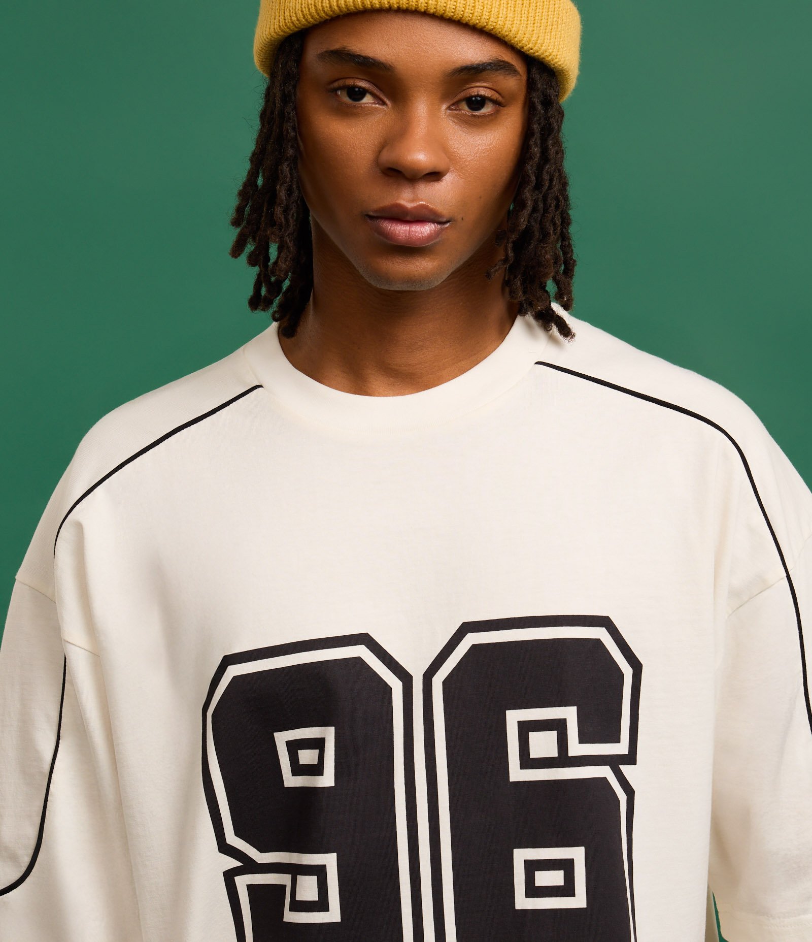 Camiseta Boxy em Algodão com Estampa Localizada Branco 5