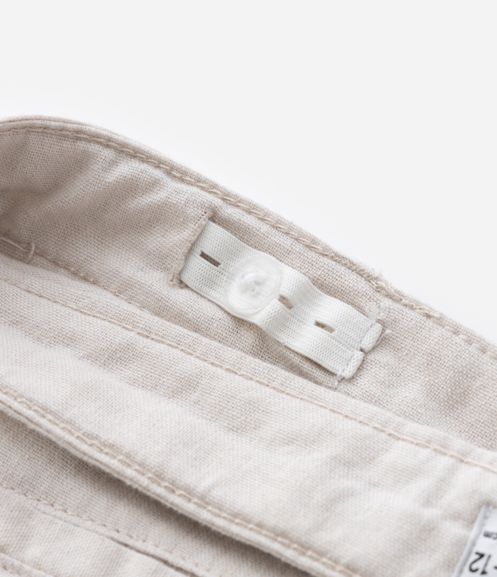 Calça Infantil em Viscolinho com Amarração - Tam 5 a 14 Anos Bege 5