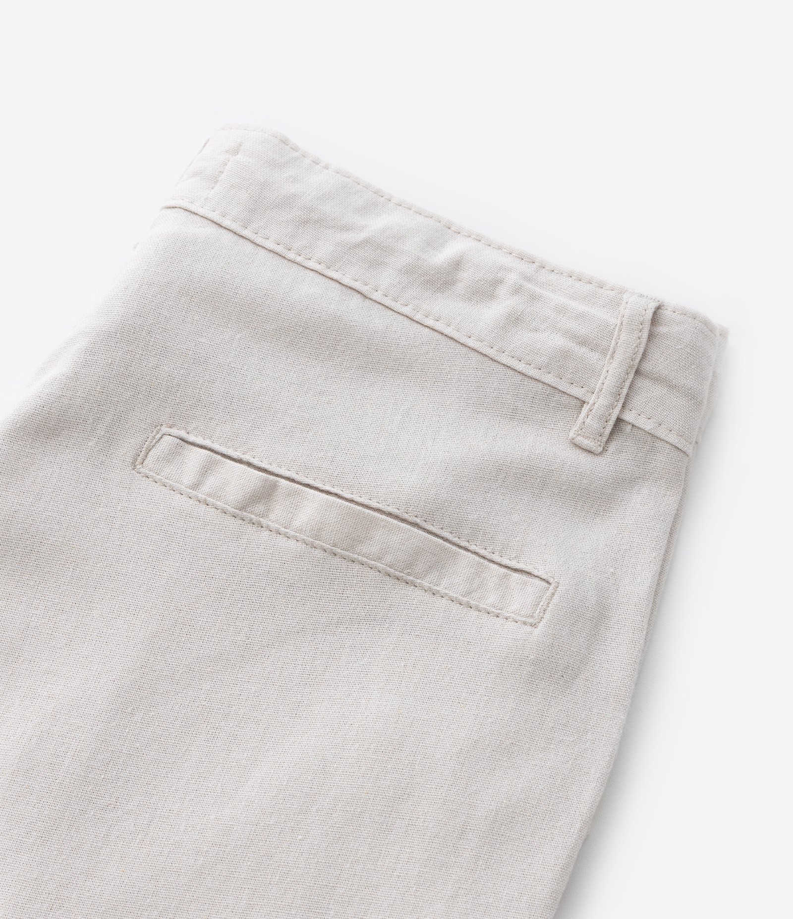 Calça Infantil em Viscolinho com Amarração - Tam 5 a 14 Anos Bege 6