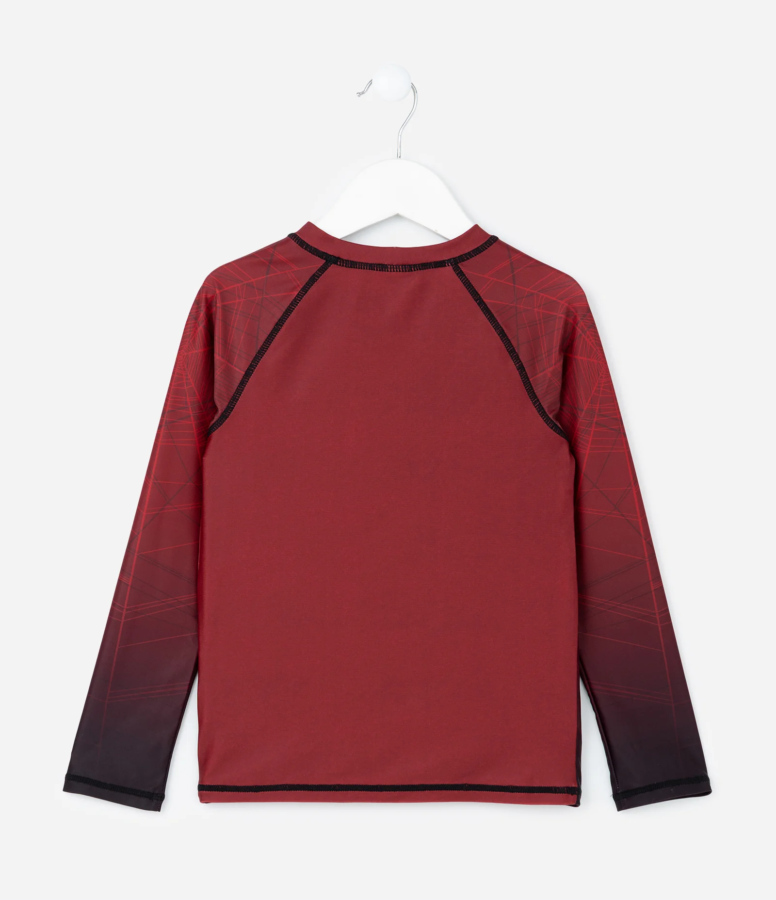 Conjunto Infantil Proteção UV e Estampa Homem-Aranha - Tam 3 a 14 Anos Vermelho 5