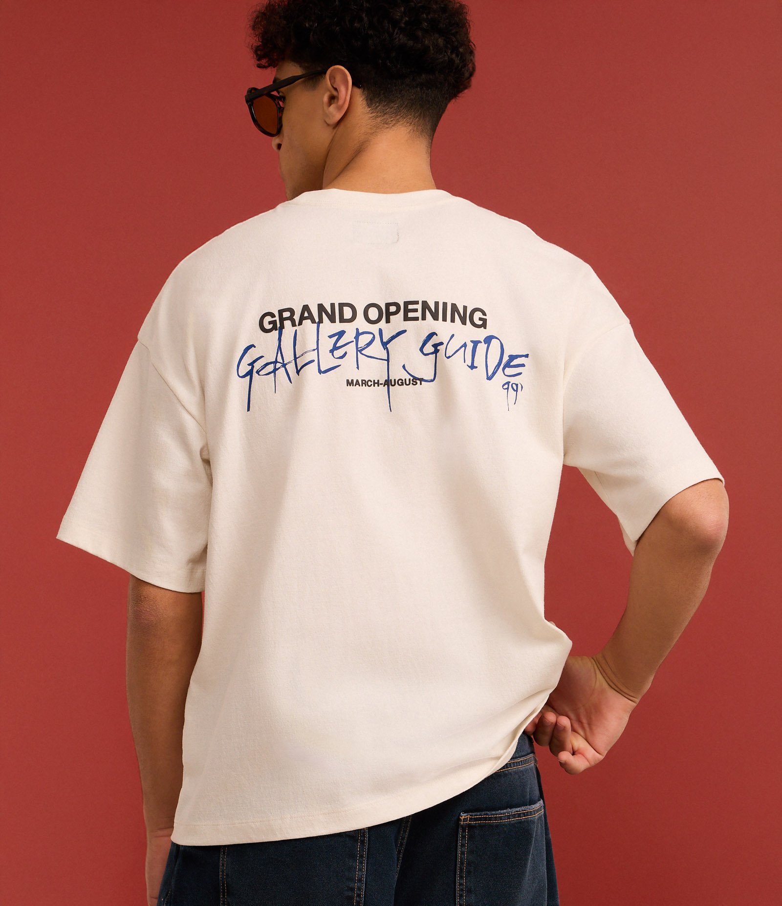 Camiseta Overboxy em Algodão com Estampa Lettering Off White 3