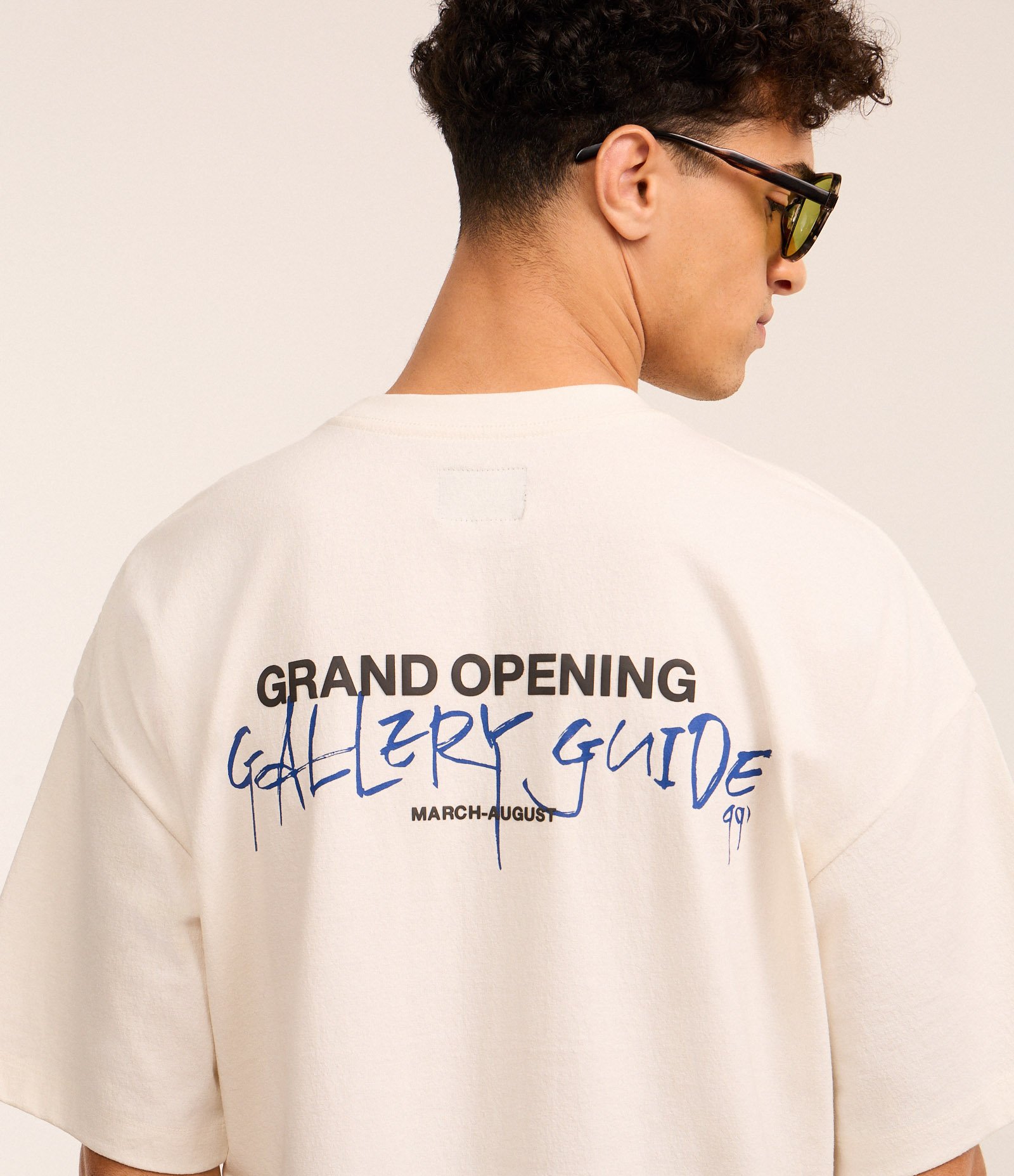 Camiseta Overboxy em Algodão com Estampa Lettering Off White 5