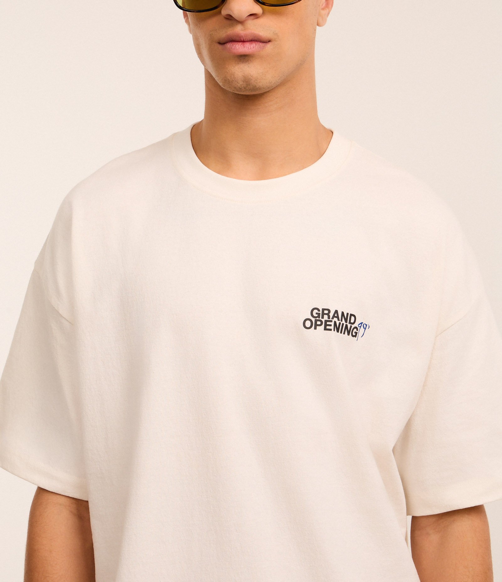 Camiseta Overboxy em Algodão com Estampa Lettering Off White 6