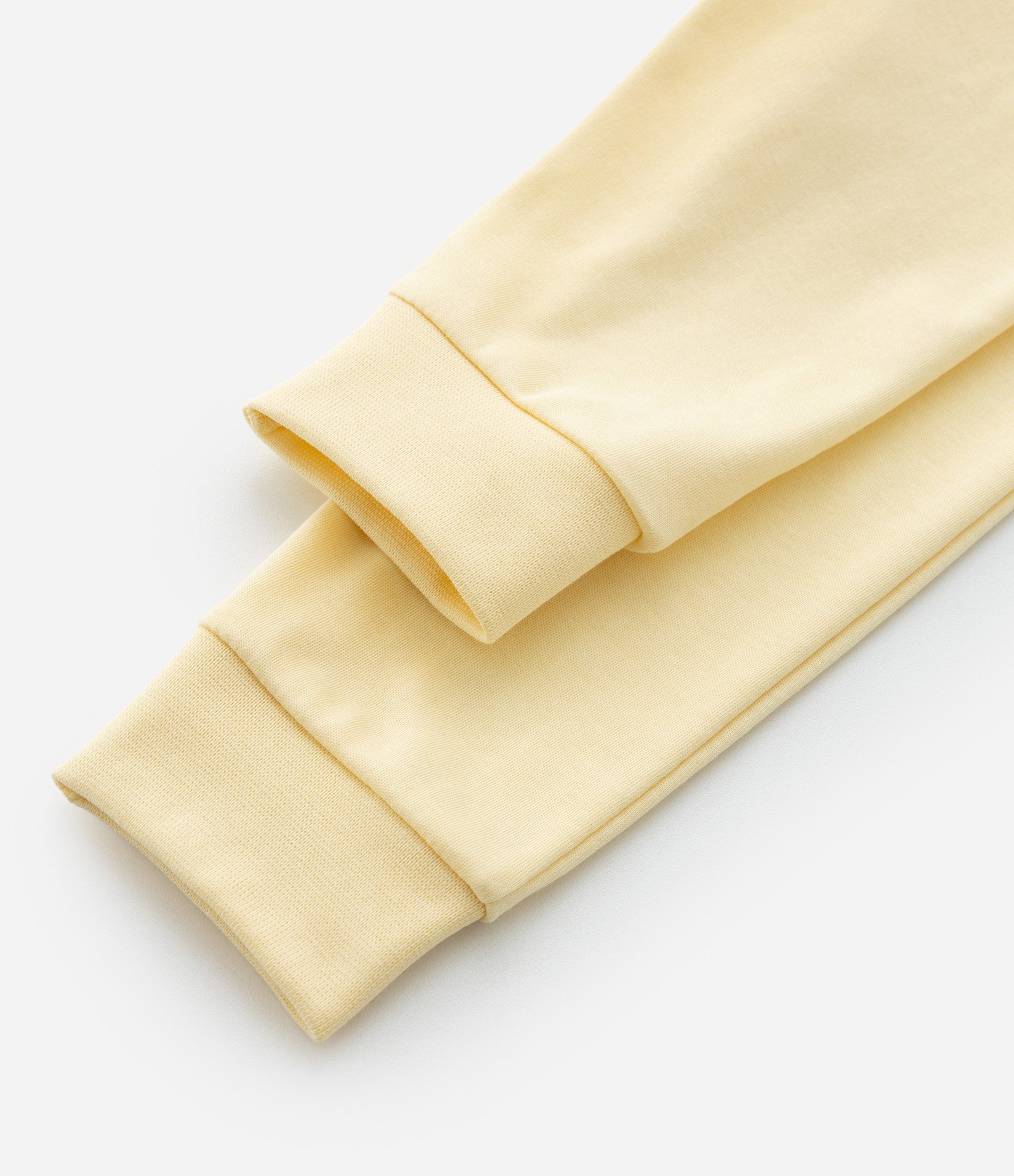 Calça Infantil em Algodão Peruano Básica - Tam RN a 18 meses Amarelo 4