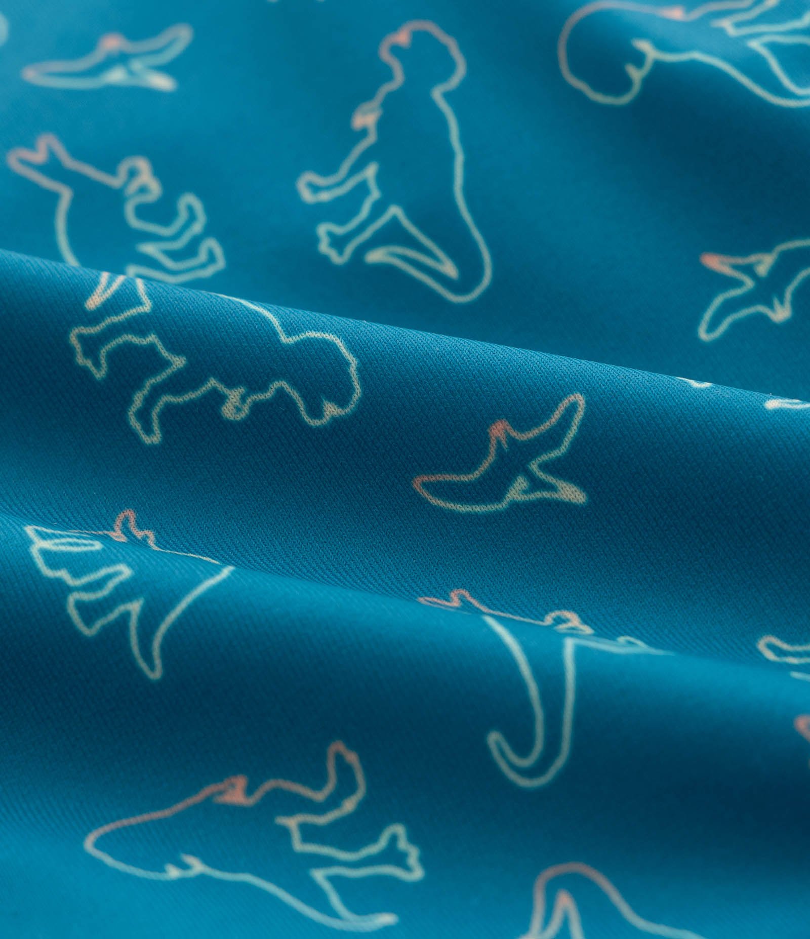 Conjunto Camiseta Manga Longa UV e Sunga com Estampa Dinos - Tam 1 a 4 anos Verde 7