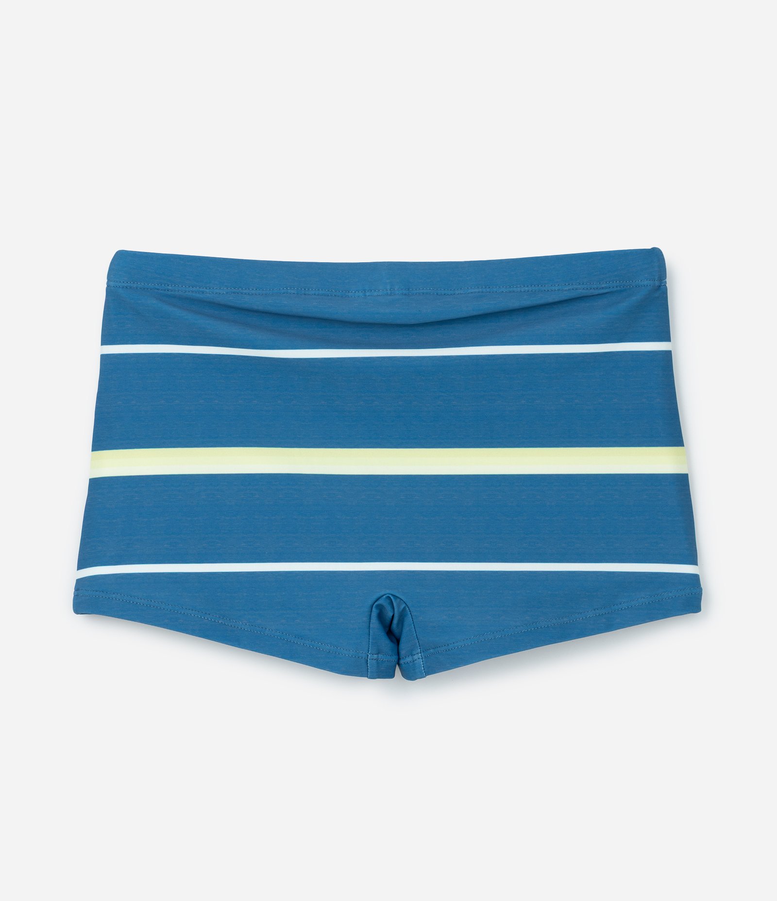 Conjunto Infantil com Proteção UV e Estampa Listras - Tam 5 a 14 Anos Amarelo/Azul 5