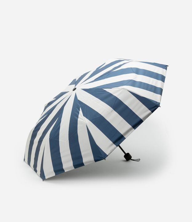 Sombrinha com Estampa de Listras