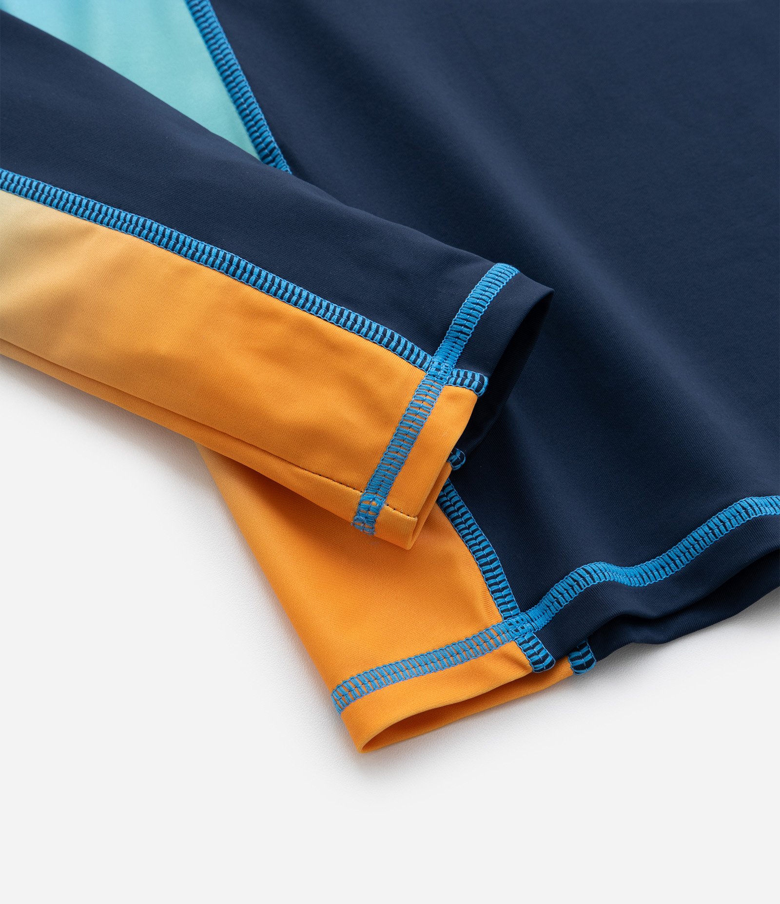 Camiseta Infantil com Proteção UV Estampa Degradê - Tam 5 a 14 Anos Azul 5