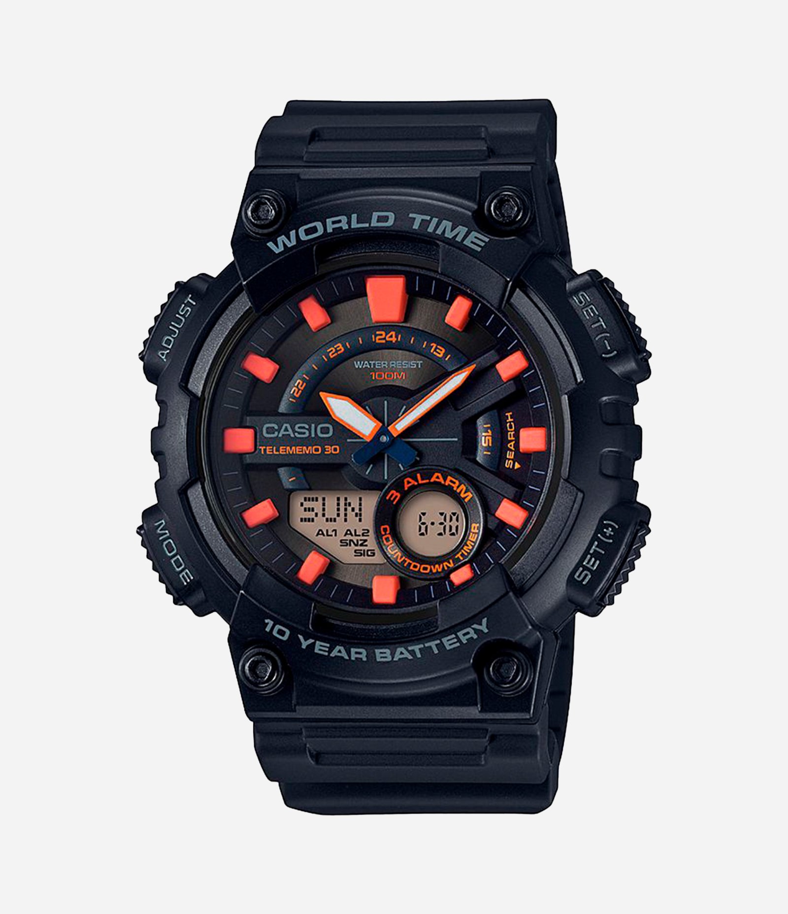 Relógio Anadigi Masculino Casio PRETO 1