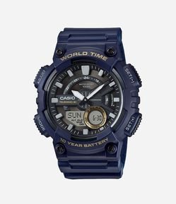 Relógio Casio Masculino Anadigi  AEQ 110W 2AVDF