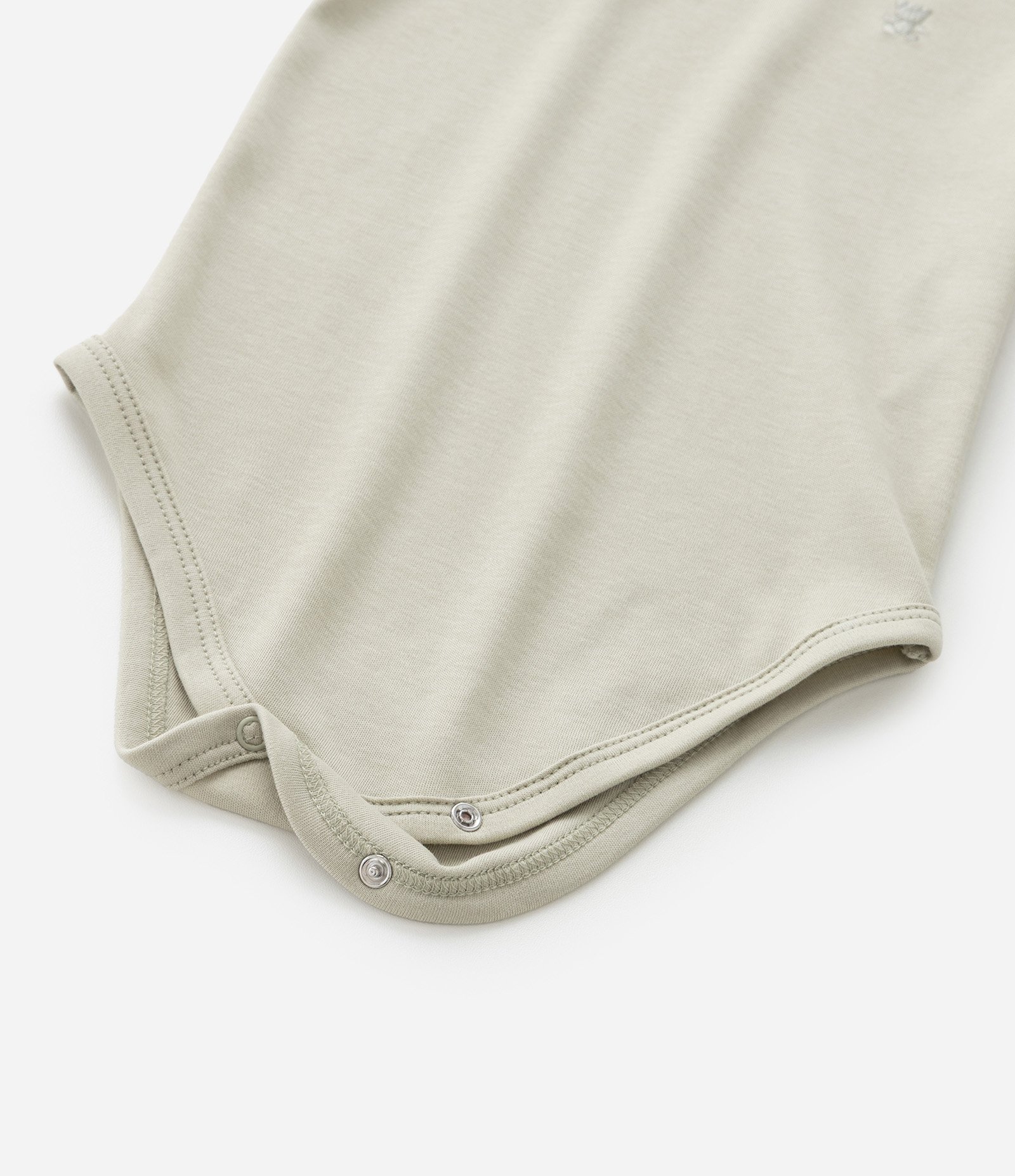 Body Infantil Básico com Bordado Ursinho - Tam RN a 18 meses Verde 5