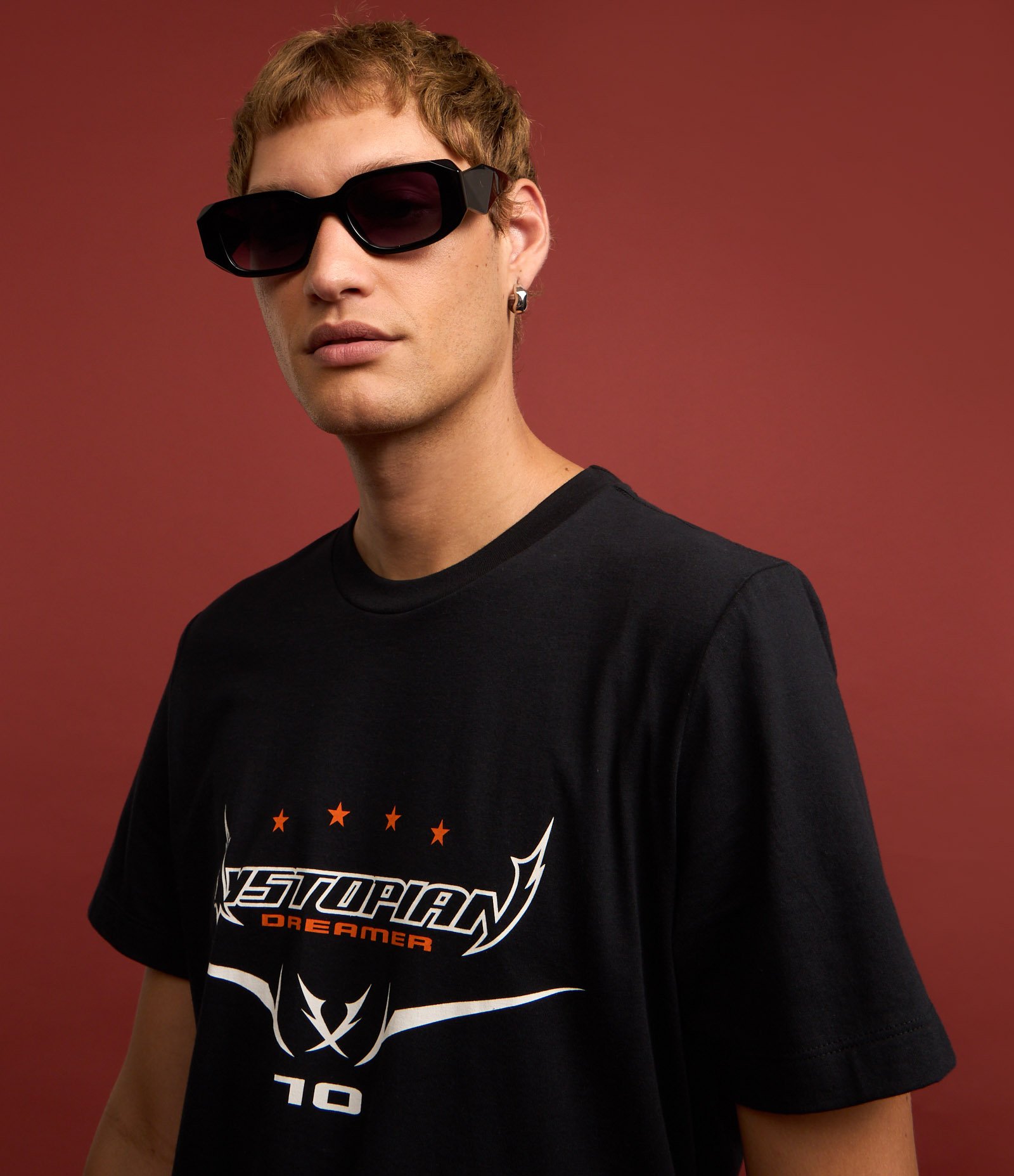 Camiseta Comfort Sportcore e Estampa Lettering Cinza 5