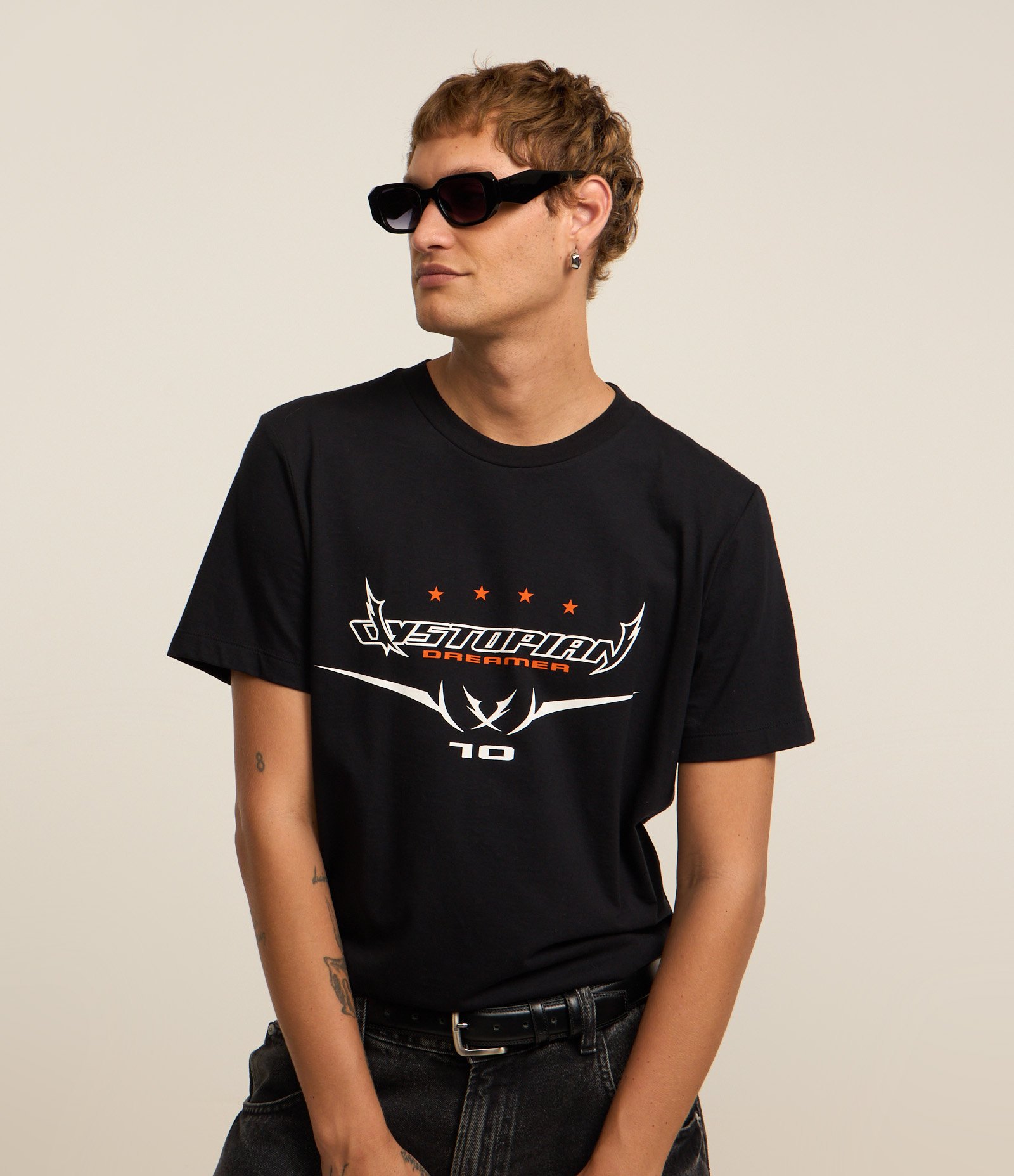 Camiseta Comfort Sportcore e Estampa Lettering Cinza 1