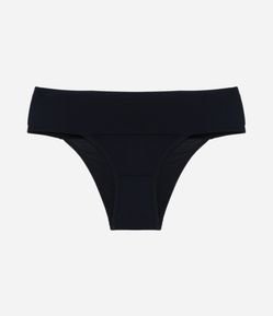 Calcinha Biquíni Básica em Microfibra com Cós Largo