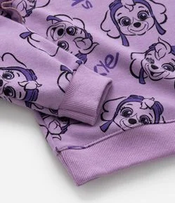 Conjunto Infantil com Babadinho e Estampa Patrulha Canina - Tam 2 a 6 Anos