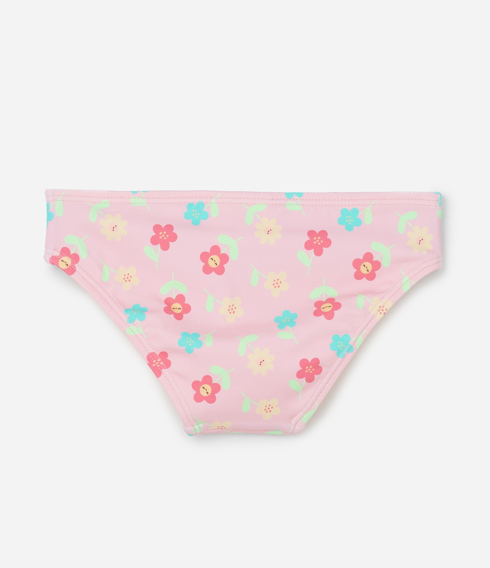 Conjunto Infantil com Proteção UV e Estampa Florzinhas - Tam 1 a 4 Anos Azul 5