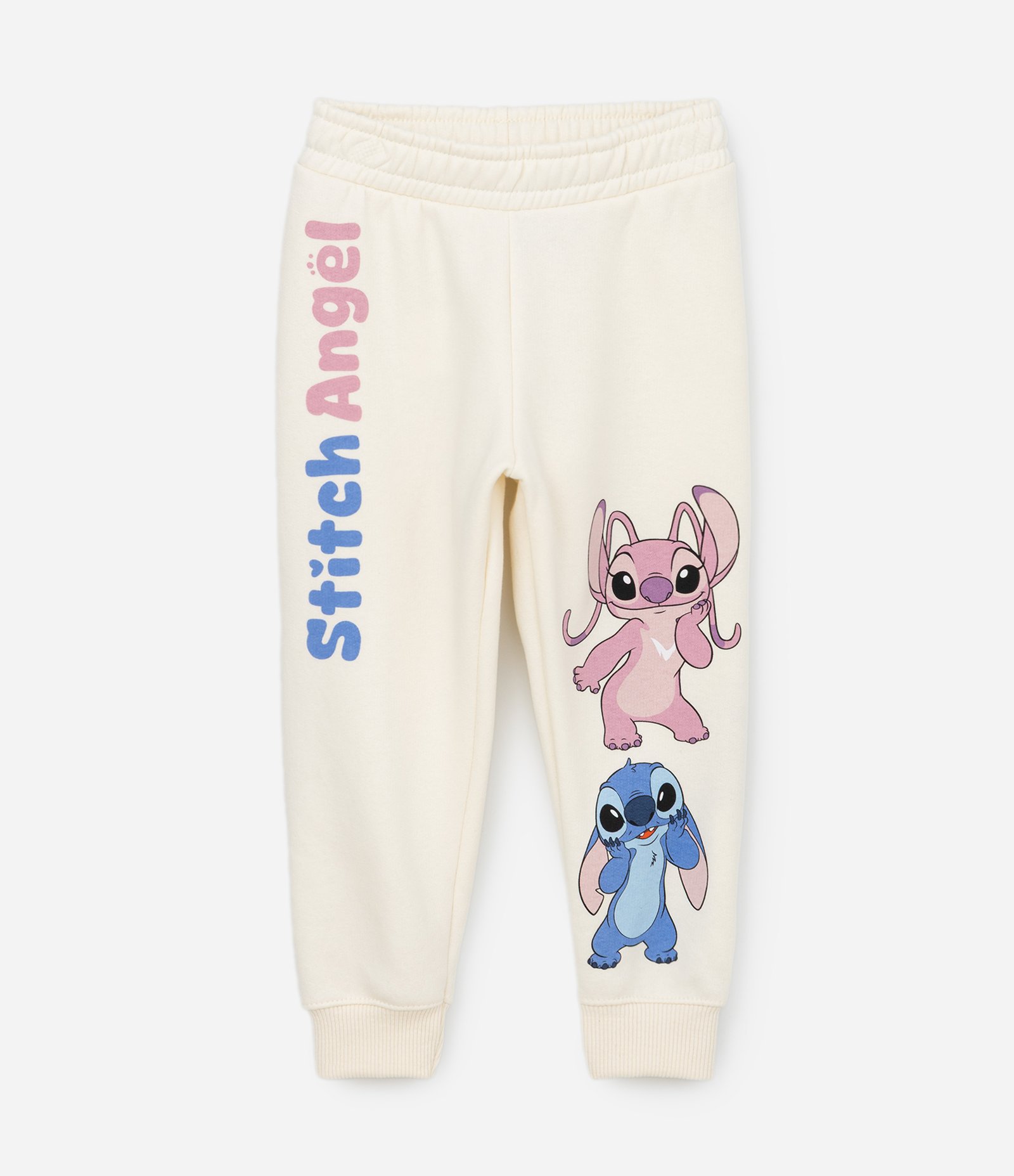 Conjunto Infantil Quentinho com Estampa Stitch e Angel - Tam 1 a 6 Anos Bege 7